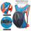HAWEEL Outdoor Camping Cycling Hydration Packs Running Backpack (Blue) 9