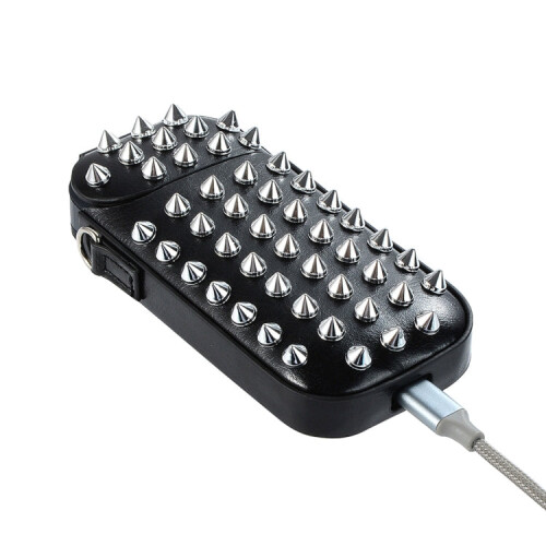 IQOS Silver Rivet Style Electronic Cigarette Protective Case for Series 3 & 2(Black) 1