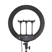 JMARY FM-18R LED Beauty Ring Light 18-inch Photography Live Streaming Fill Light(US Plug)