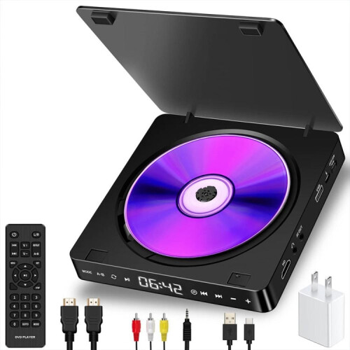 Kecag KC-708 2A Home Plug-in Mini HD DVD Player(Black) 1