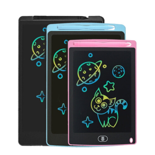 LCD Writing Board Children Hand Drawn Board, Specification: 10 inch Colorful (Light Pink) 2