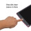 LCD Writing Board Children Hand Drawn Board, Specification: 10 inch Colorful (Light Pink) 4