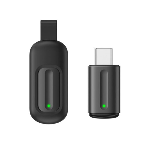 Ocrustar Capsule Mobile Phone Infrared Universal Remote Control, Color: Type-C (Black) 1