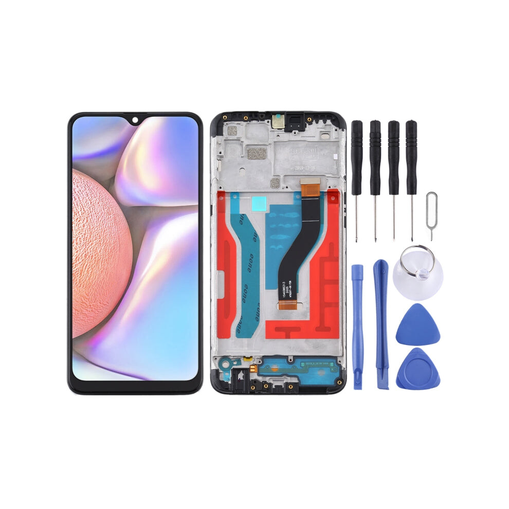 Oem Lcd Screen For Samsung Galaxy A10s Digitizer Full Assembly With Frame (Black) Black 8431777778793