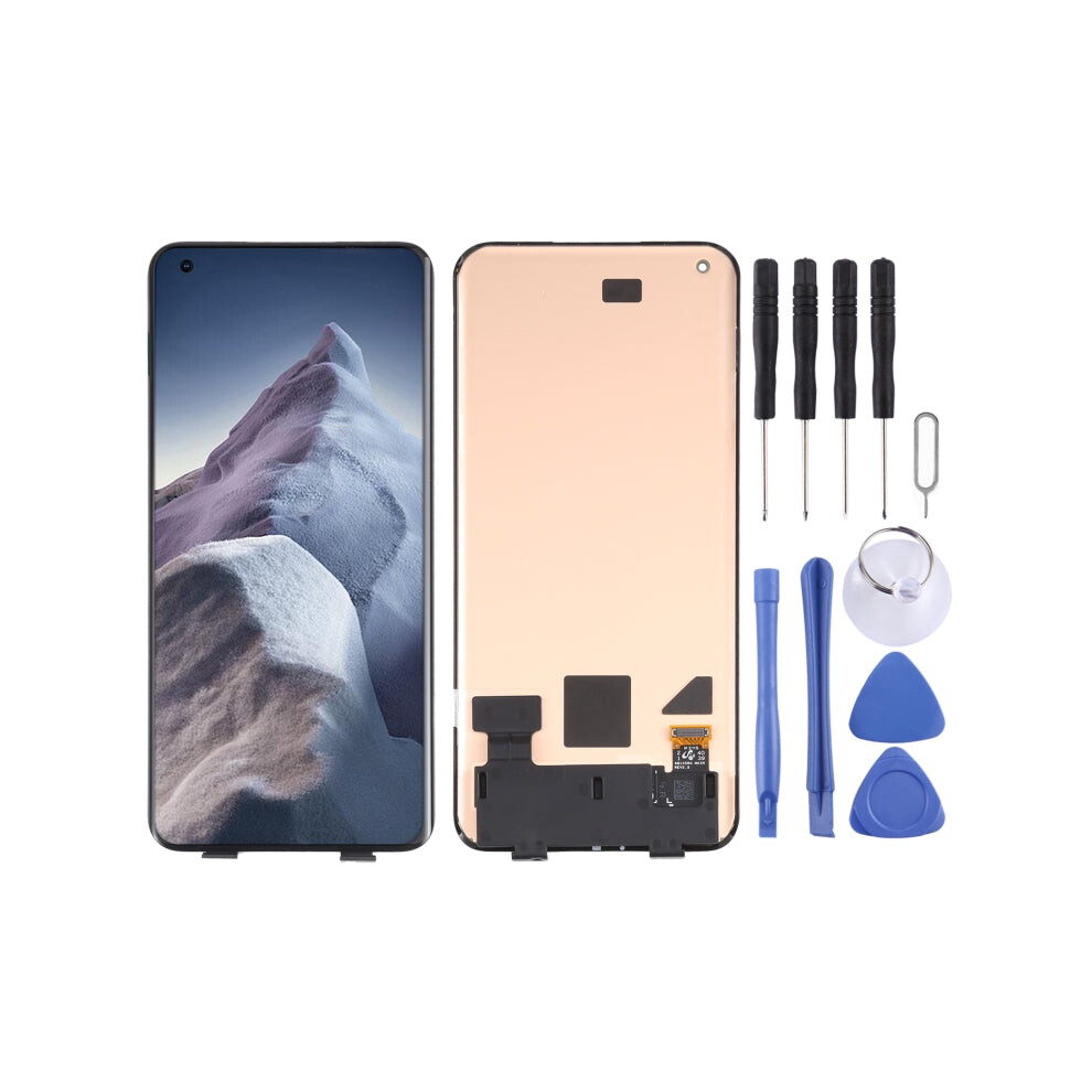 Original Amoled Material Lcd Screen And Digitizer Full Assembly For Xiaomi Mi 11 Ultra / Mi 11 Pro M2102k1g M2102k1c M2102k1ac 8431777757781