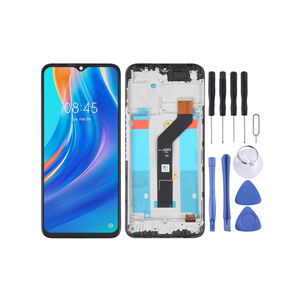Oem Lcd Screen For Tecno Spark 7 Digitizer Full Assembly With Frame 8423057616048