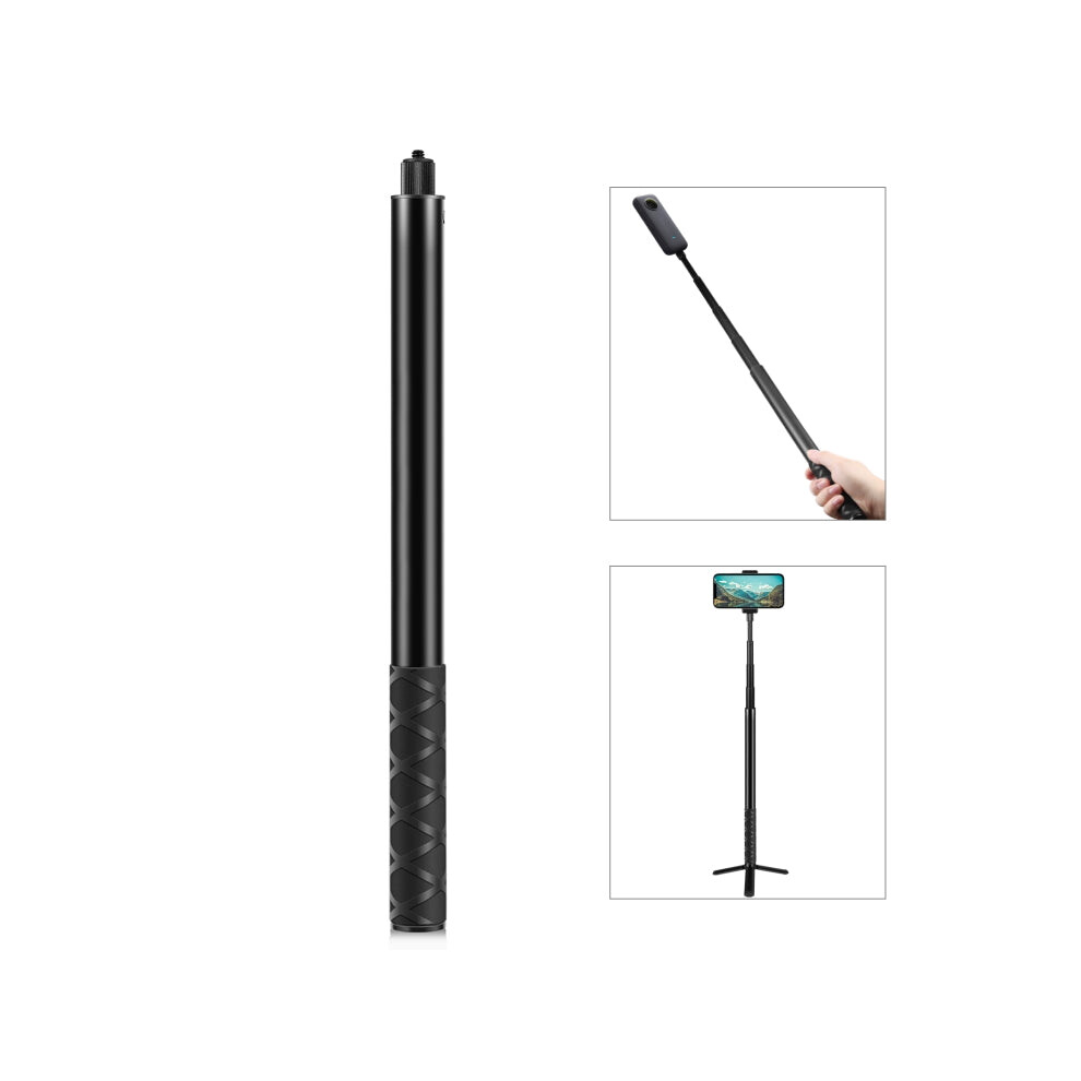 Puluz 150Cm Metal Selfie Stick Monopod For Insta360 One Rs / X2 / X3 / X4