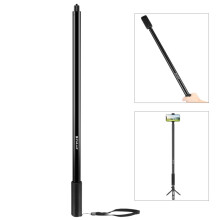 PULUZ 3m Metal Selfie Stick Monopod for Insta360 One RS / X2 / X3 / X4 (Black)