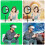 PULUZ 2x2m T-Shape Photo Studio Background Support Stand Backdrop Crossbar Bracket Kit with Clips(Green) 6