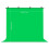 PULUZ 2x2m T-Shape Photo Studio Background Support Stand Backdrop Crossbar Bracket Kit with Clips(Green) 3