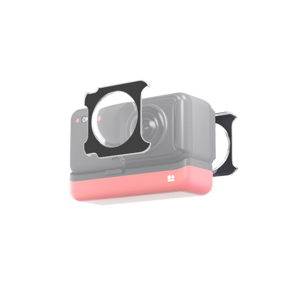 Puluz Lens Guards Pc Protective Cover For Insta360 One R / Rs / Sphere(Black) Black 8431777759662