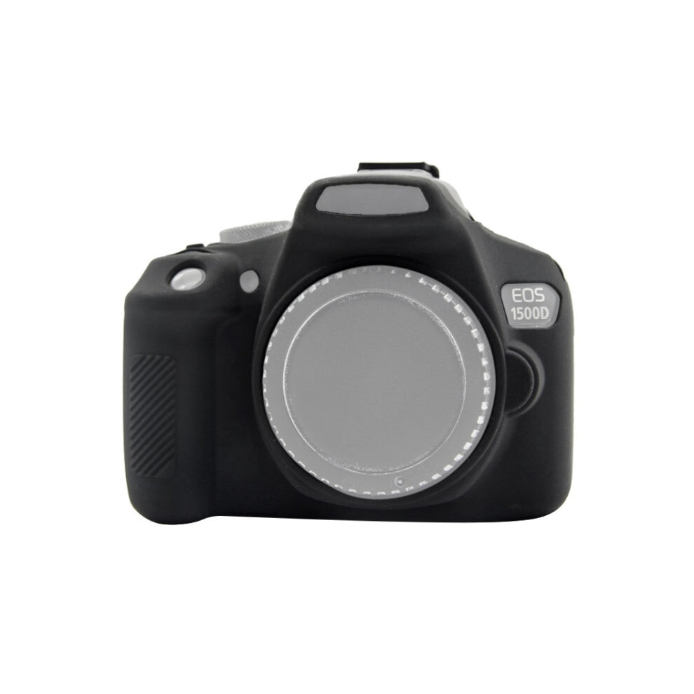 Puluz Soft Silicone Protective Case For Canon Eos 1300D / 1500D(Black) Black 7613286366048