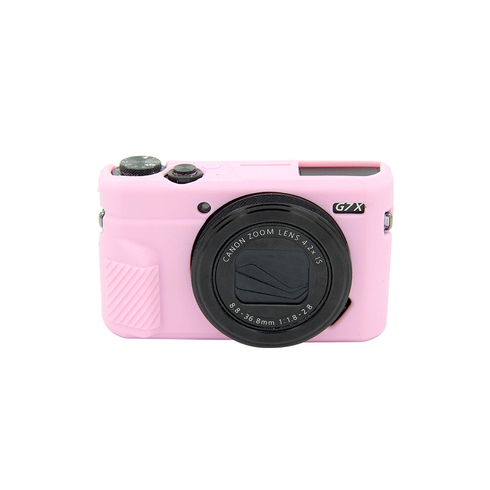 Puluz Soft Silicone Protective Case For Canon Eos G7 X Mark Ii(Pink) Pink 888392332172