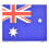 Retro AU Flag Pattern Case Sticker for GoPro HERO3+ /3 4