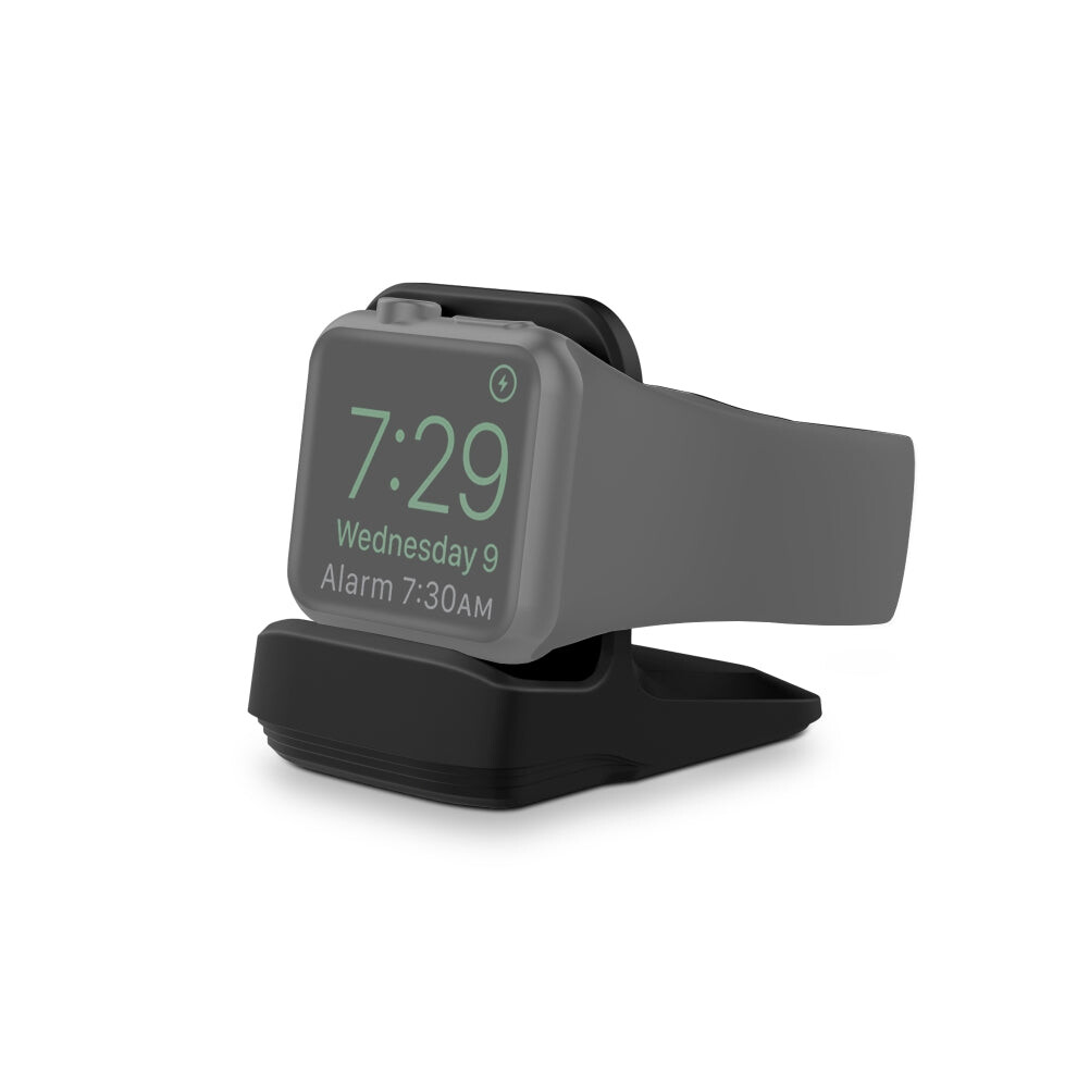 Silicone Charging Holder for Apple Watch(Black)