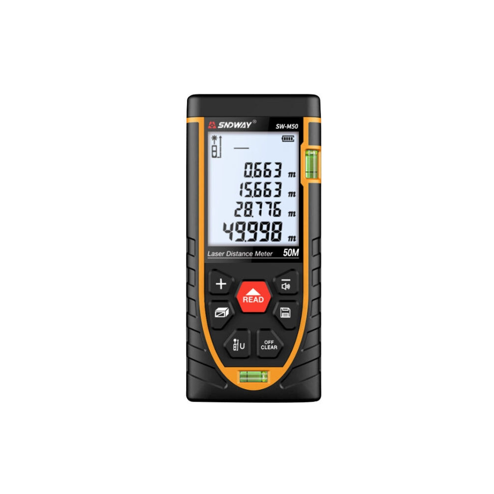 Sndway Sw-M50 Laser Distance Meter Infrared Measuring Instrument, Distance: 50M 8431777773491