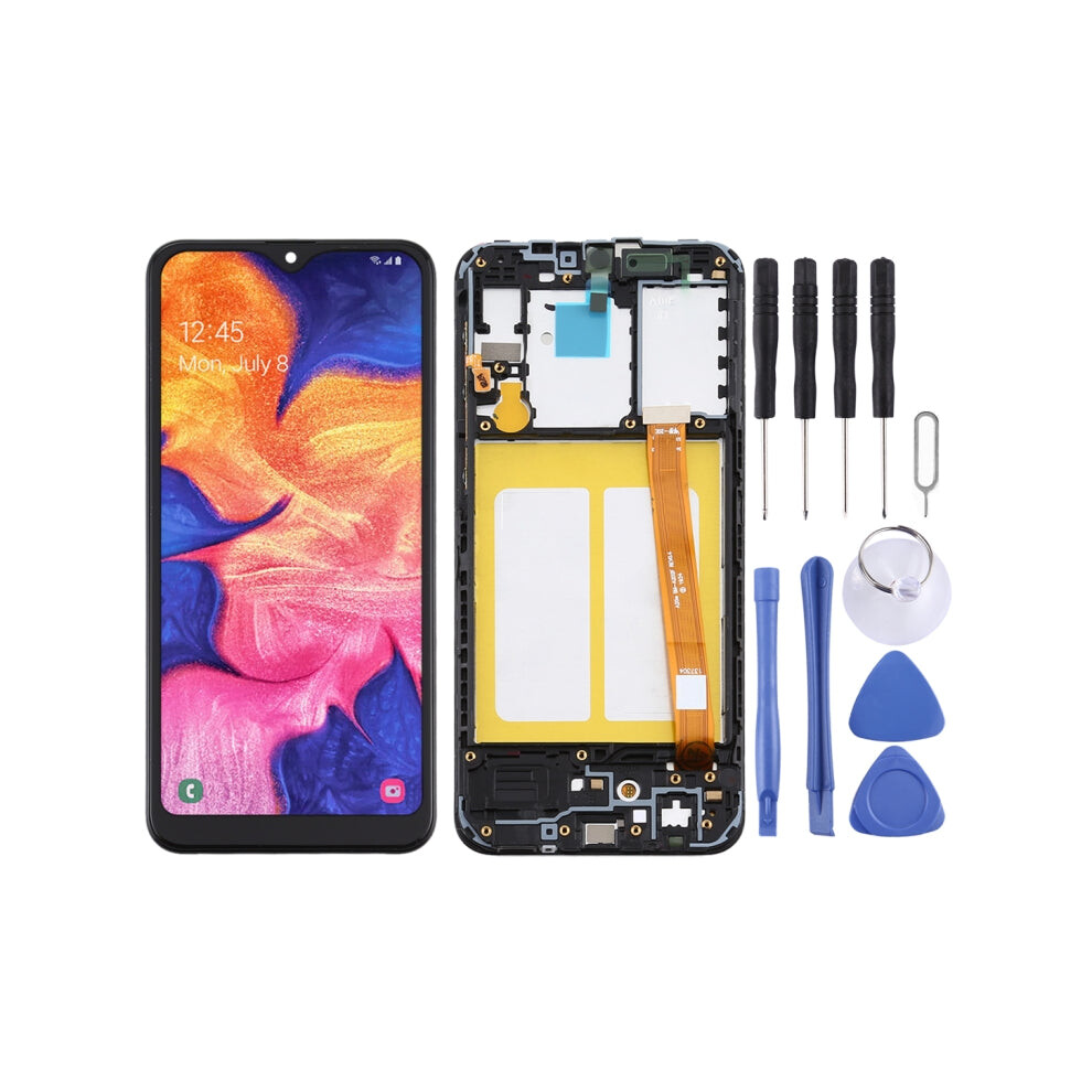 Tft Lcd Screen For Samsung Galaxy A10e Digitizer Full Assembly With Frame (Black) Black 664689882564