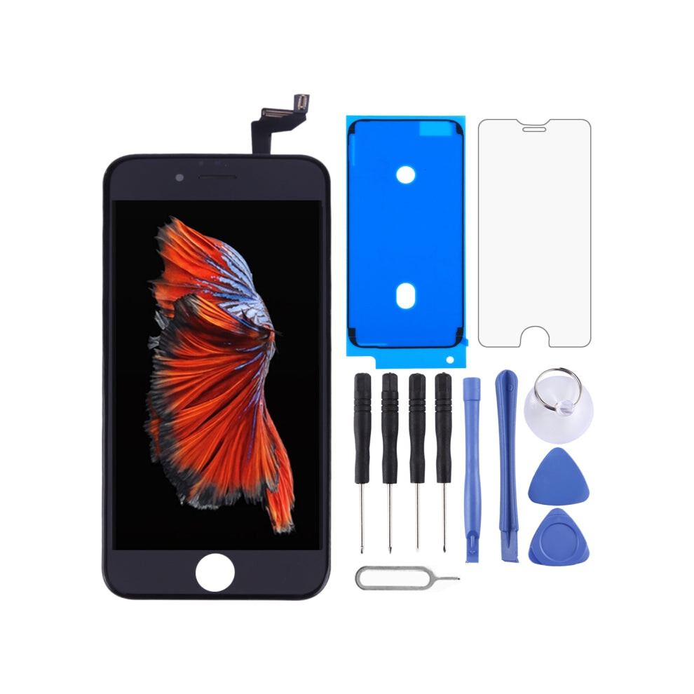 Tft Lcd Screen For Iphone 6S Digitizer Full Assembly With Frame (Black) Black 883663781581