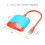 Type-C to HD 3 in 1 Portable 4K Screen Projector For Nintendo Switch(red blue) 8