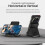 Ulefone Ulefone WCS01 50W Air-cooled Wireless Charger Stand(Black) 9