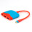 Type-C to HD 3 in 1 Portable 4K Screen Projector For Nintendo Switch(red blue) 1