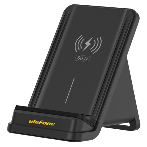 Ulefone Ulefone WCS01 50W Air-cooled Wireless Charger Stand(Black) 2