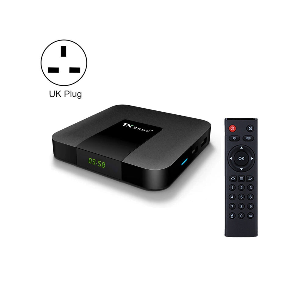 Tx3 Mini+ Android 11.0 Smart Tv Box, Amlogic S905w2 Quad Core, Memory:2gb+16Gb, 2.4Ghz Wifi(Uk Plug) 8055341211143