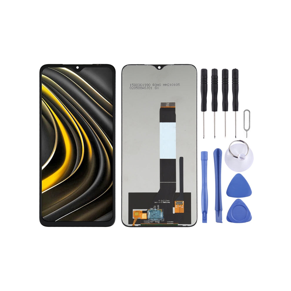 Tft Lcd Screen For Xiaomi Redmi Note 9 4G/Poco M3 M2010j19sc M2010j19cg Digitizer Full Assembly With Frame 8431777781403