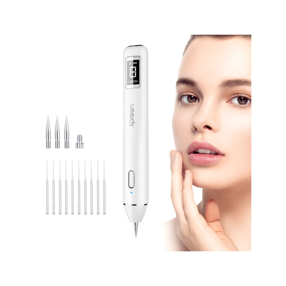 Xpreen XPRE061 Professional Dark Spot Remover Freckle Tattoo Chargeable Wart Mole Remover, with LED Screen and Spotlight(Tarnish)