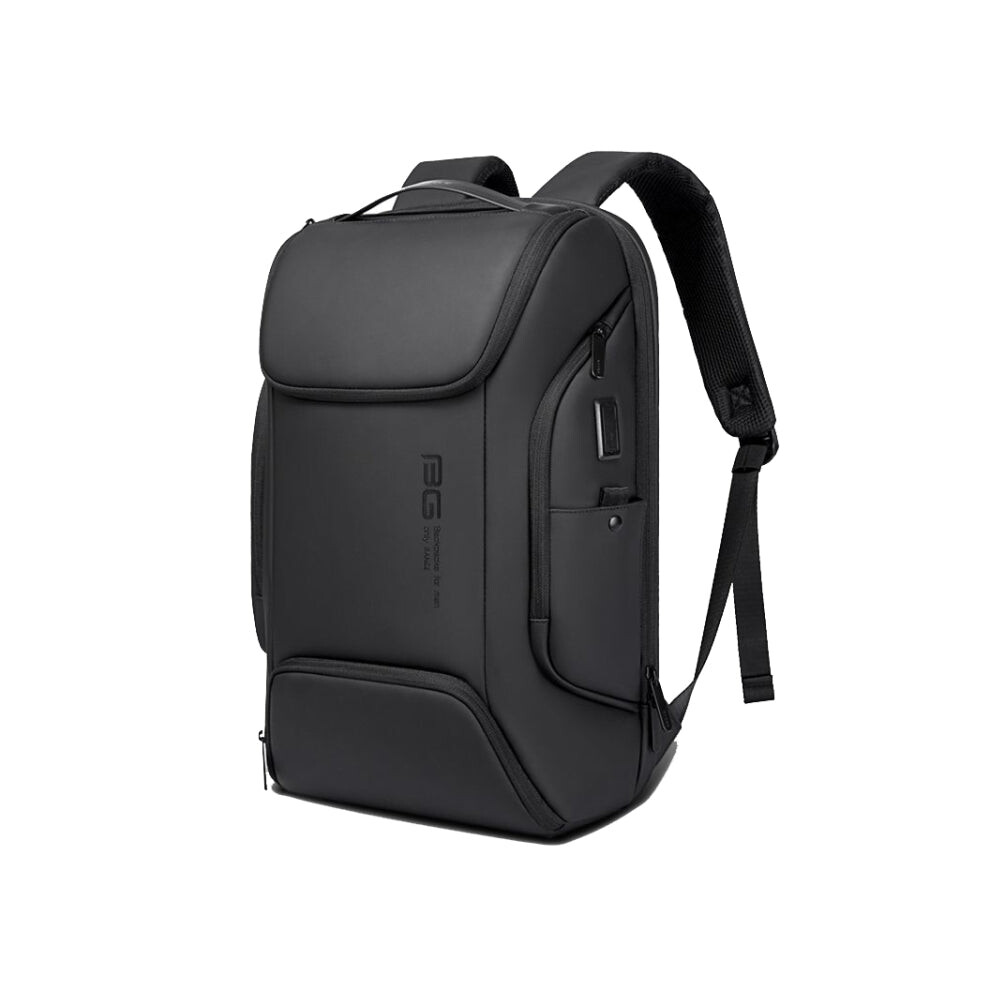 BANGE BG-7267 Men Shoulders Bag Business Waterproof Backpack(Black)