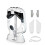For Meta Quest 3 VR Glasses Charging Base Storage Bracket with Cool RGB Light(White) 6
