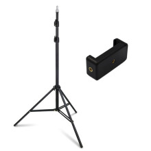 ZF0111 Live Floor Mobile Phone Holder, Style: 2.1m Stand+Phone Clip