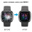Original LCD Screen For Fitbit Sense 2 Digitizer Full Assembly 7