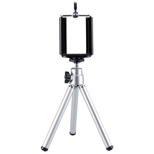 Portable 360 Degree Rotating Mobile Phone Shooting Tripod(Silver) 2