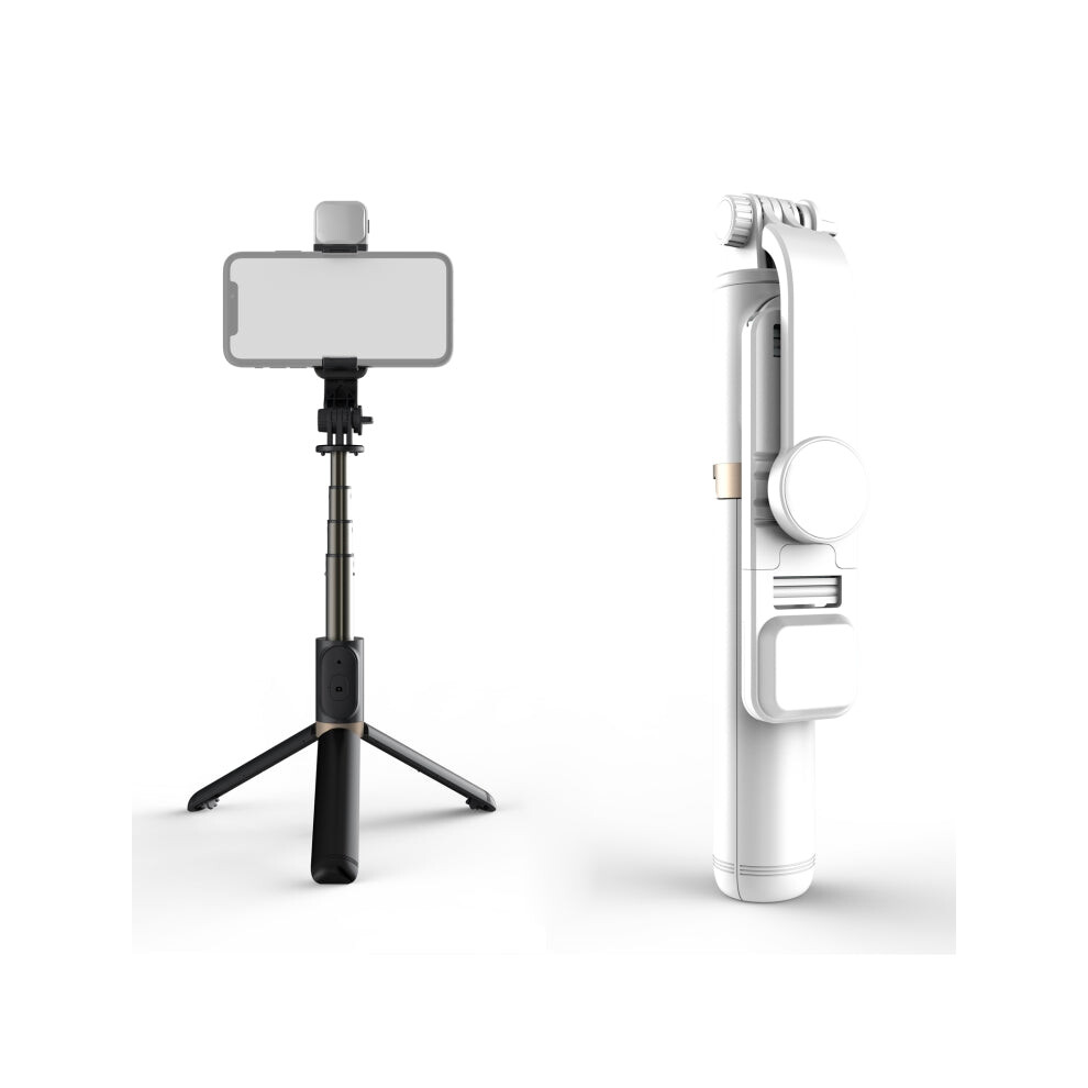 Q03s Fill Bluetooth Selfie Stick Tripod Mobile Phone Holder(White) Light/White 7610522299849