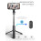 Q02S Fill Light Bluetooth Selfie Stick Tripod Mobile Phone Holder(White) 6