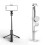 Q02S Fill Light Bluetooth Selfie Stick Tripod Mobile Phone Holder(White) 1
