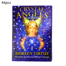 (Crystal Angels) 78 Cards Deck Thelema Tarot English Oracle Playing Card Family Party Board