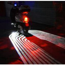 (White) 2 Pcs Motorcycle Angel Wings LED Projection Lamp Body Door Shadow Laser