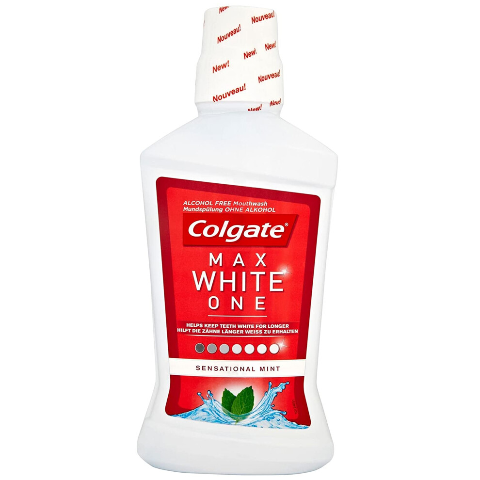 Colgate Max White One Mouthwash 500ml