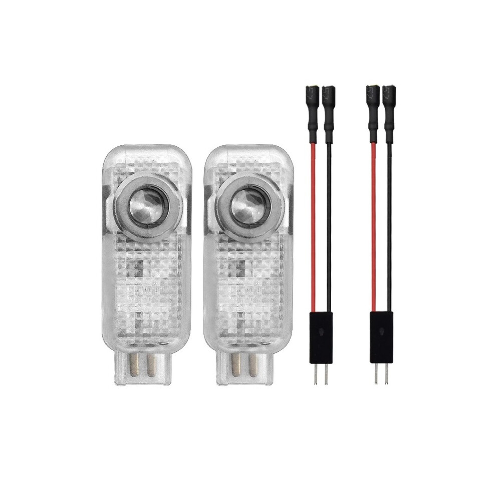 (S6) 2Pcs Car Led Door Welcome For Audi A4l A5 A6l A7 A8l Q3 Q5 Q7 Led Light 8902774164143