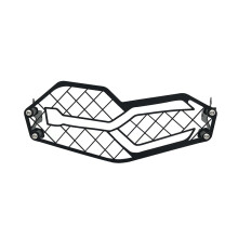 (Black) LOGO F850GS F750GS Headlight Cover Protection Grille Mesh Guard For BMW