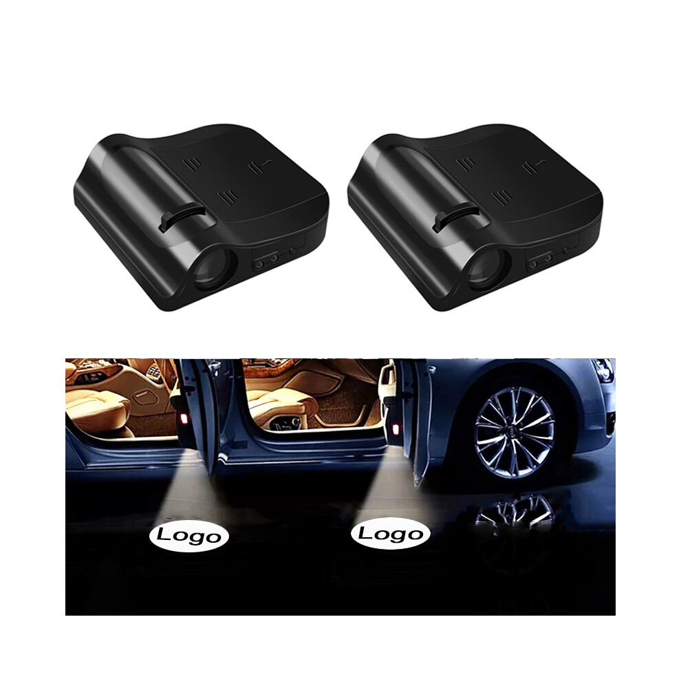 (For Chevrolet) 2Pcs New Wireless Led Car Door Welcome Laser Projector Logo Ghost Shadow 8902774178676