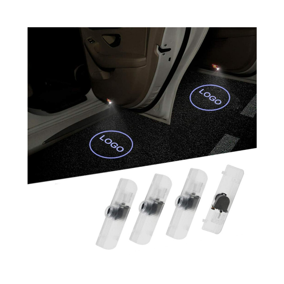 (For Nissan Logo) 4Pcs Car Door Wireless Led Welcome Projector Ghost Shadow For Nissan Light 8902774186923