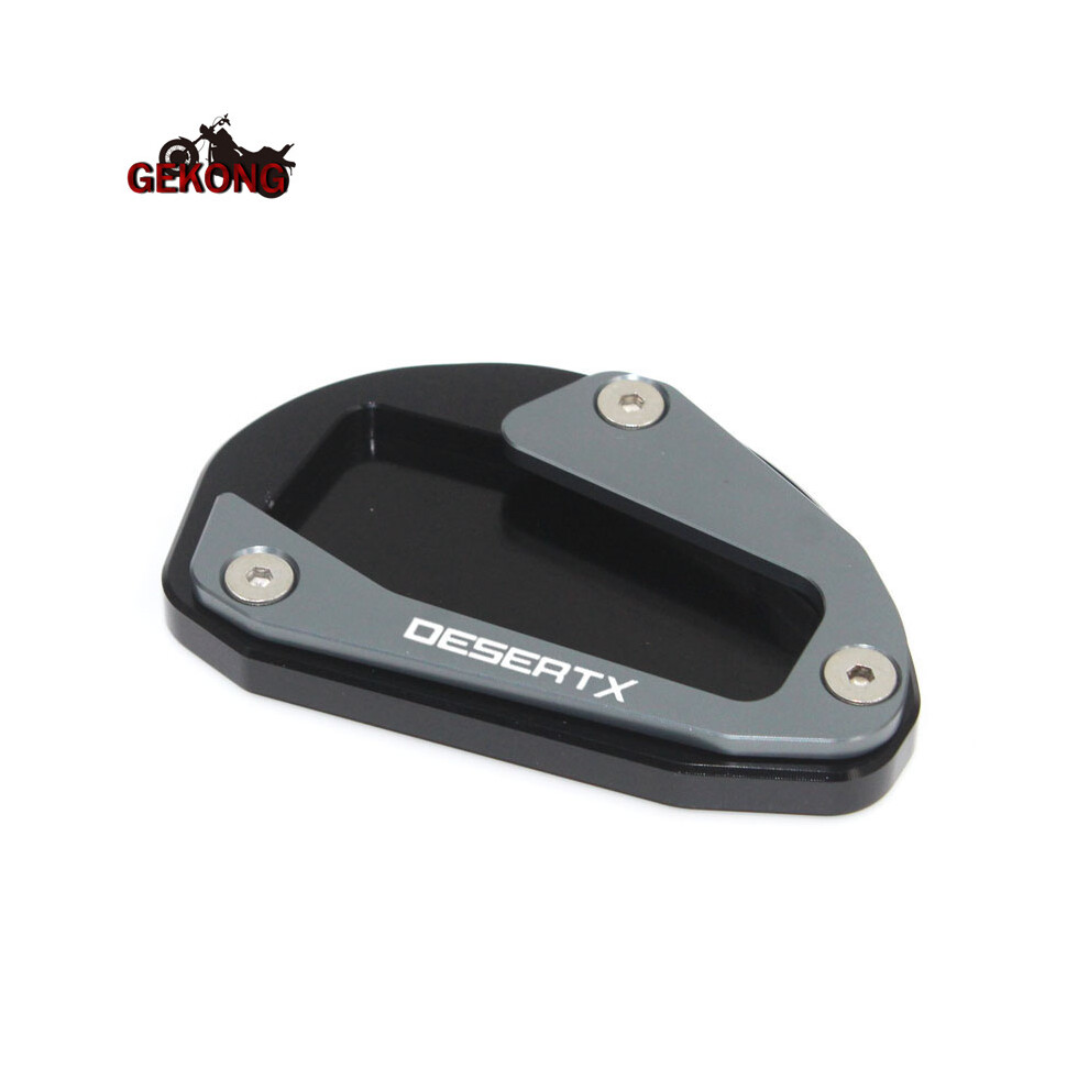 (Titanium) Desert X Motorcycles Side Stand Enlarger Plate Kickstand Enlarge Extension Red/Black 8902774008447