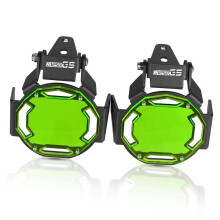 (Green R1250GS) Flipable Fog Light Protector Guard Lamp Cover 2019 2020 2021 For BMW R1250GS