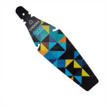 (Blue triangle) Bicycle Saddle Fender, Road Bike Mudguard Wing Plastic Cycling Rear Mud