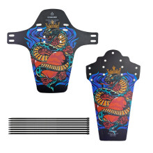 (Snake king) Mountain Bike Fenders Front Rear Road Bicycle Mudguard Accessories