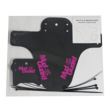 (Style B Pink) MTB Bike Bicycle Fenders Cycling Mudguard Front/rear Tire Wheel Universal