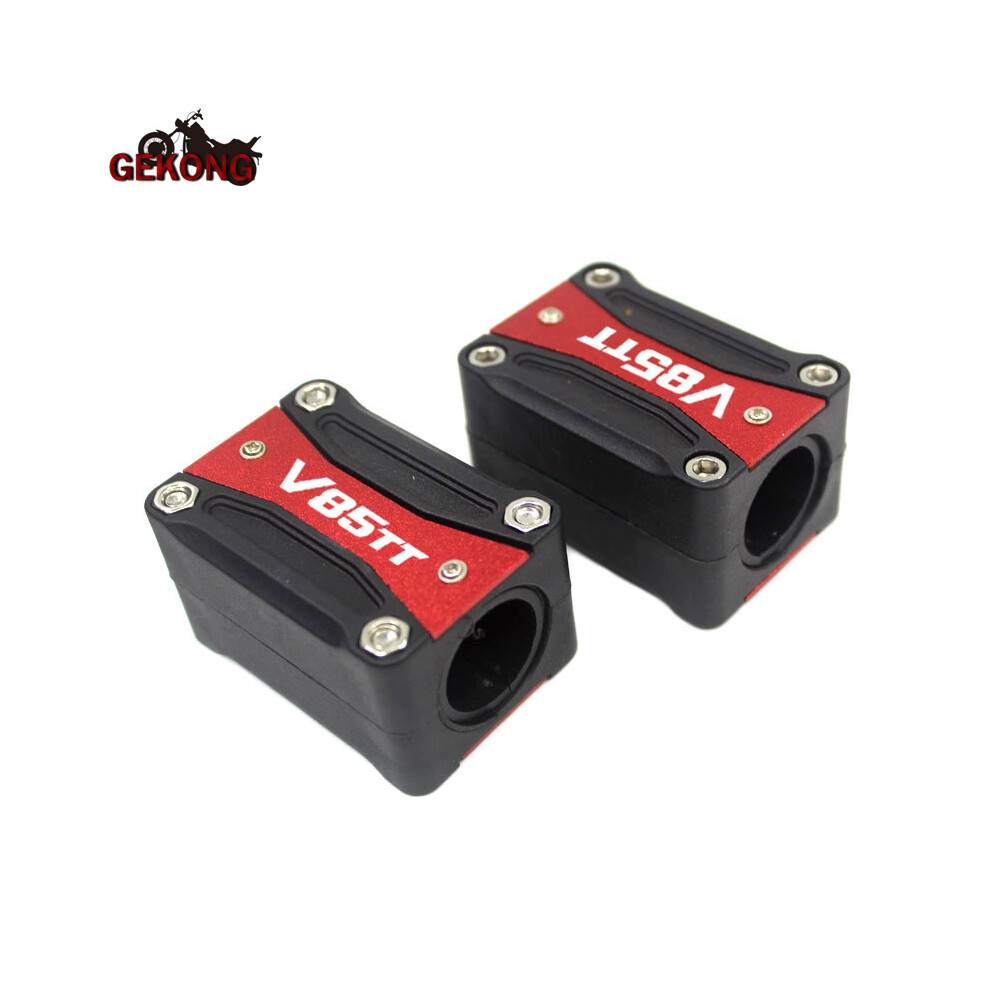 (V85tt-) For Moto Guzzi V85tt 2020-2022 Motorcycle Crash Bar Protection Bumper Red 8902774009383
